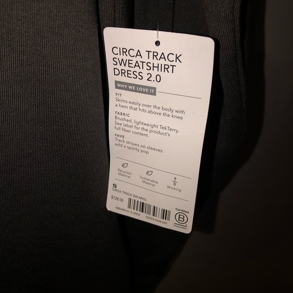circa track sweatshirt dress